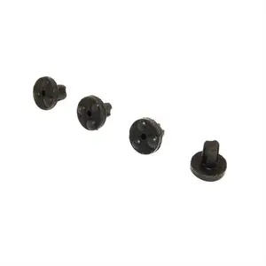 Lot de 4 patins caoutchouc grille Plaque de cuisson WFS88511, 481246368017 WHIRLPOOL pas cher