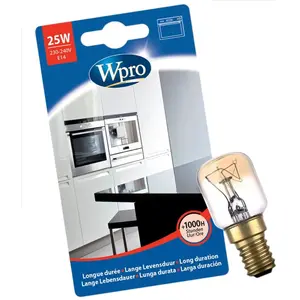 Ampoule Halogène - WPRO - T25 - E14 - 25W - Blanc - 1000h de durée de vie pas cher