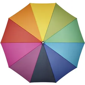 Parapluie standard - FARE - FP4111 - multicolore - Polyester pongé fib... pas cher