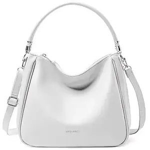 Sac Epaule Hobo - David Jones - Sac à Main Femme Porté Bandoulière Cuir PU - Cabas Fourre-Tout Elégant - Blanc pas cher