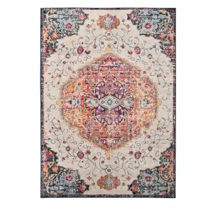 Tapis Vintage Oriental 200x280 cm - PF MED - Couleur : multicolore rou...Vendu parcdiscount