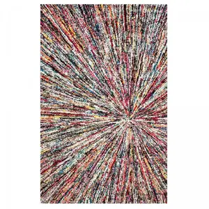 UNAMOURDETAPIS Tapis salon et chambre 240x340 multicolore rectangle tissé motif ethnique impactVendu parcdiscount