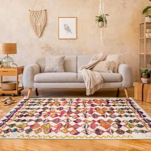 UNAMOURDETAPIS Tapis berbère motifs tribaux 240x340 multicolore berbal aVendu parcdiscount