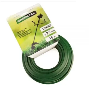 MATIJARDIN Fil débroussailleuse Carré 27 mm x 15 m Greentek pas cher