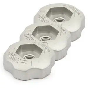 Ecrou de serrage pour tête débroussailleuse 2 fils nylon par 3