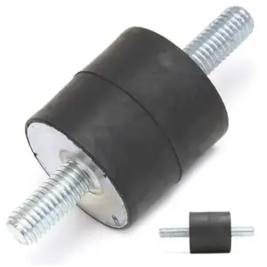 MATIJARDIN Silent bloc, plot antivibratoire universel 30 x 30 mm. Mâle M8 / Mâle M8 pas cher