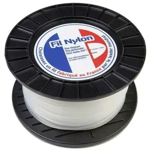 Fil débroussailleuse - MATIJARDIN - 3 mm - 120 m - Nylon - Blanc pas cher