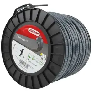 MATIJARDIN Fil Oregon FlexiBlade 4 mm x 110 m Carré Cranté Bobine pas cher