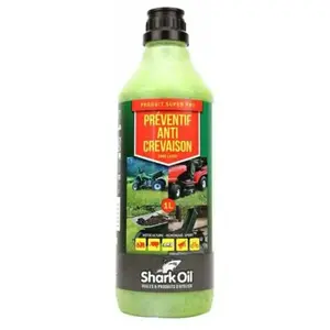 MATIJARDIN Préventif anti crevaison pour roue de tondeuse. Shark Oil - OKO. Flacon 1 litre pas cher