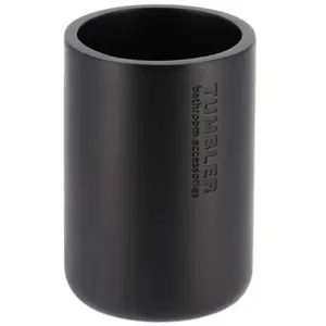 Gobelet polyresine - noir mat Tendance pas cher