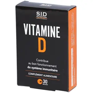 SID Nutrition Vitamine D 30 gélulesVendu paratida-sante-discount-fr