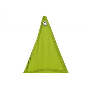 AC-DÉCO Toiles solaires - Toile solaire triangle Anori - 300 x 300 x 300 cm - Polyester - Vert pas cher