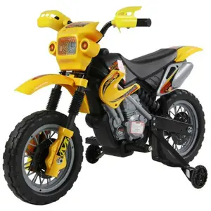 MH Moto Cross Électrique Enfants Booster jaune pas cher