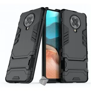 Housse etui coque rigide anti choc pour Xiaomi Poco F2 Pro + verre trempe - NOIR - htdmobiles pas cher