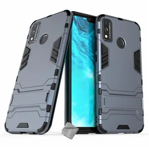 Housse etui coque rigide anti choc pour Huawei Honor 9X Lite + verre trempe - BLEU FONCE - htdmobiles pas cher