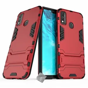 Htdmobiles Coque rigide anti choc pour Huawei Honor 9X Lite + film ecran - ROUGE pas cher