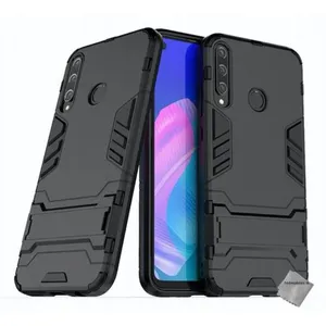 Housse etui coque rigide anti choc pour Huawei P40 Lite E / Y7p + verre trempe - NOIR - htdmobiles pas cher