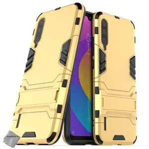 Housse etui coque rigide anti choc pour Xiaomi Mi A3 + verre trempe - OR - htdmobiles pas cher