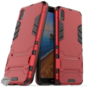 Housse etui coque rigide anti choc pour Xiaomi Redmi 7A + film ecran - ROUGE - htdmobilesVendu parfnac-be