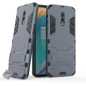 Housse etui coque rigide anti choc pour OnePlus 7 + verre trempe - BLEU FONCE - htdmobilesVendu parfnac-be