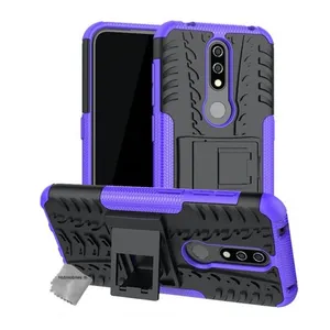 Housse etui coque rigide anti choc pour Nokia 4.2 + verre trempe - MAUVE - htdmobiles