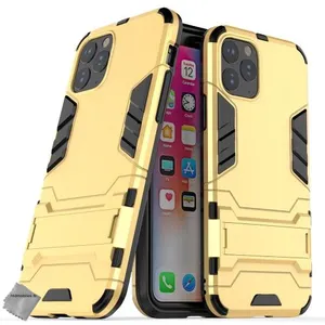 Housse etui coque rigide anti choc pour Apple iPhone 11 Pro Max + verre trempe - OR - htdmobiles pas cher