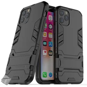 Housse etui coque rigide anti choc pour Apple iPhone 11 Pro Max + film ecran - NOIR - htdmobiles pas cher