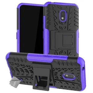 Housse etui coque rigide anti choc pour Nokia 2.2 + film ecran - MAUVE - htdmobiles pas cher