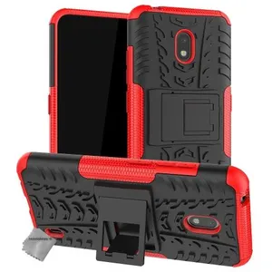 Housse etui coque rigide anti choc pour Nokia 2.2 + film ecran - ROUGE - htdmobiles pas cher