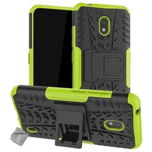 Housse etui coque rigide anti choc pour Nokia 2.2 + film ecran - VERT - htdmobiles pas cher