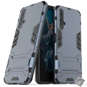 Housse etui coque rigide anti choc pour Huawei Nova 5T + film ecran - BLEU FONCE - htdmobiles pas cher