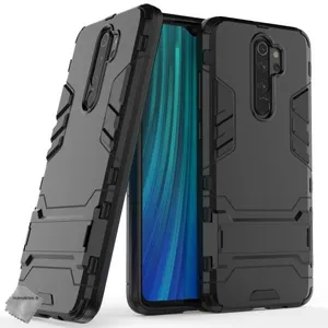 Housse etui coque rigide anti choc pour Xiaomi Redmi Note 8 Pro + film ecran - NOIR - htdmobiles pas cher