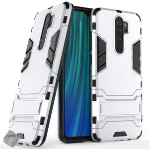 Housse etui coque rigide anti choc pour Xiaomi Redmi Note 8 Pro + film ecran - ARGENT - htdmobilesVendu parfnac-be