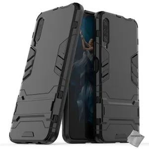 Comparateur de prix : Htdmobiles Coque rigide anti choc pour Huawei Honor 9X + film ecran - NOIR