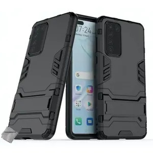 Housse etui coque rigide anti choc pour Huawei P40 + verre trempe - NOIR - htdmobiles pas cher