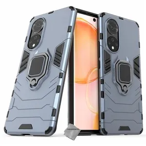 Housse etui coque rigide anti choc pour Huawei Honor 50 5G / Nova 9 + verre trempe - BLEU FONCE - htdmobiles pas cher