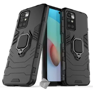 HTDMOBILES Coque rigide anti choc pour Xiaomi Redmi 10 + film ecran - NOIR