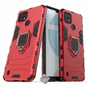 Housse etui coque rigide anti choc pour Realme C21 + verre trempe - RO... pas cher