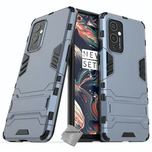 Housse etui coque rigide anti choc pour OnePlus 9 + verre trempe - BLE... pas cher