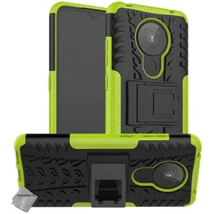 Housse etui coque rigide anti choc pour Nokia 5.3 + verre trempe - VERT - htdmobiles
