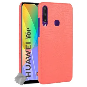 HTDMOBILES Housse etui coque rigide simili cuir crocodile pour Huawei Y6p + film ... pas cher