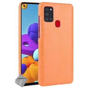 Comparateur de prix : Housse etui coque rigide simili cuir crocodile pour Samsung Galaxy A21...