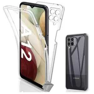 HTDMOBILES Housse etui coque silicone 360 integrale Samsung Galaxy A12 / M12 + fi... pas cher