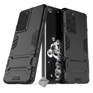 Comparateur de prix : HTDMOBILES Coque rigide anti choc pour Samsung Galaxy S21 Ultra 5G - NOIR