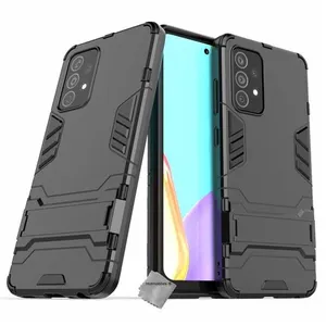 Housse etui coque rigide anti choc pour Samsung Galaxy A52 5G + verre trempe - NOIR - htdmobiles pas cher