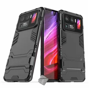 Housse etui coque rigide anti choc pour Xiaomi Mi 11 Ultra 5G + verre trempe - NOIR - htdmobiles pas cher