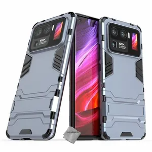 Housse etui coque rigide anti choc pour Xiaomi Mi 11 Ultra 5G + verre trempe - BLEU FONCE - htdmobiles pas cher