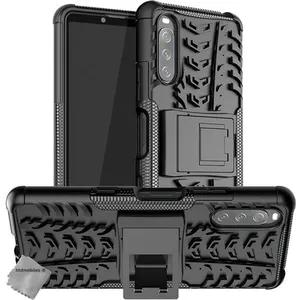 Housse etui coque rigide anti choc pour Sony Xperia 10 III + verre trempe - NOIR - htdmobiles pas cher