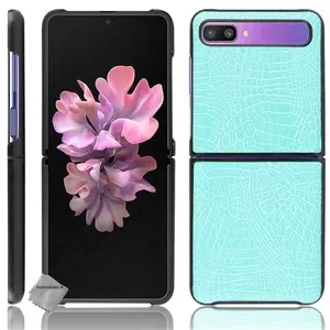 HTDMOBILES Housse etui coque rigide simili cuir crocodile pour Samsung Galaxy Z F... pas cher