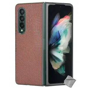 HTDMOBILES Housse etui coque rigide simili cuir crocodile pour Samsung Galaxy Z F... pas cher